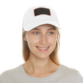 Leather Patch Dad Hat – Minimal Classic Baseball Cap | VibeVault Supply - VibeVaultSupply