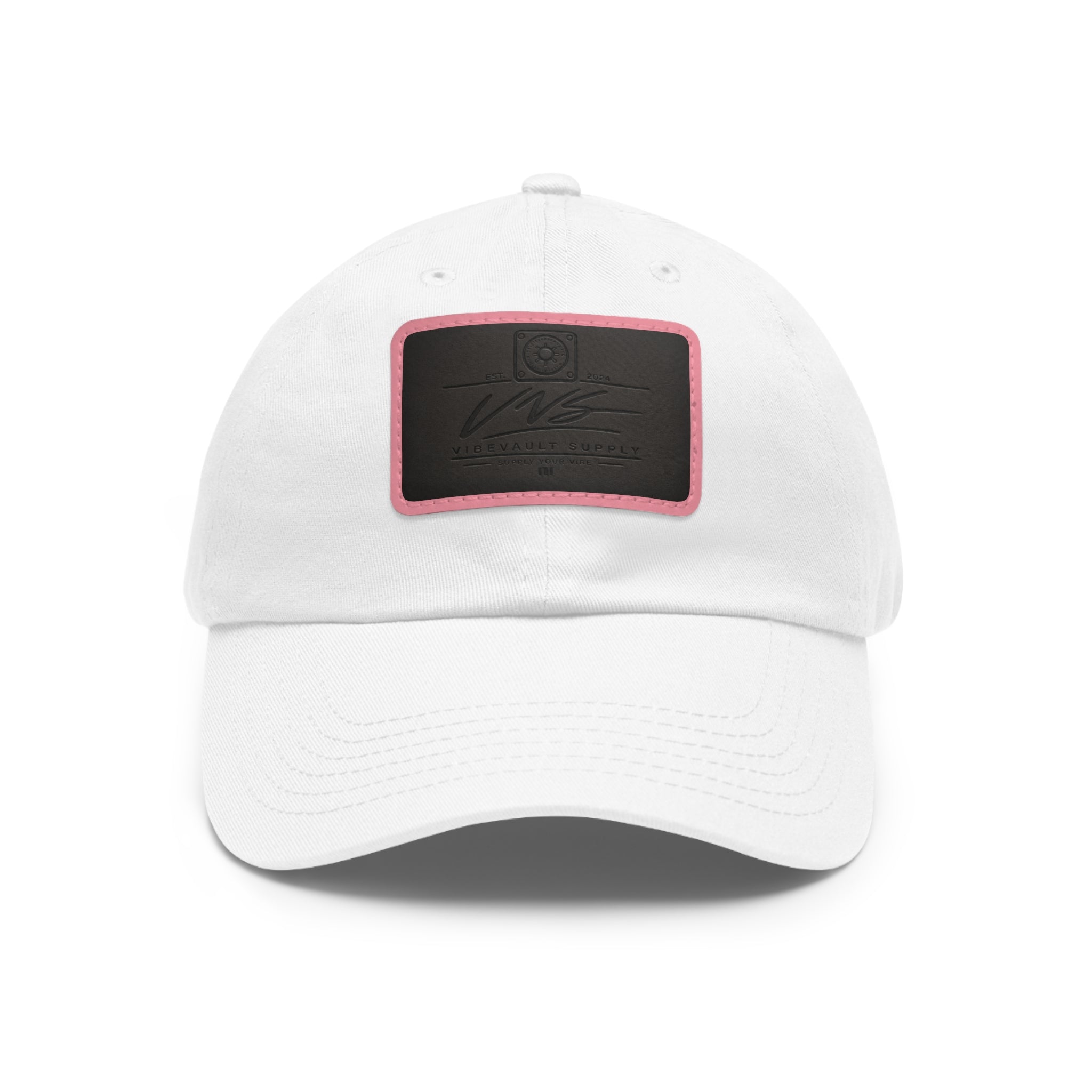 Leather Patch Dad Hat – Minimal Classic Baseball Cap | VibeVault Supply - VibeVaultSupply