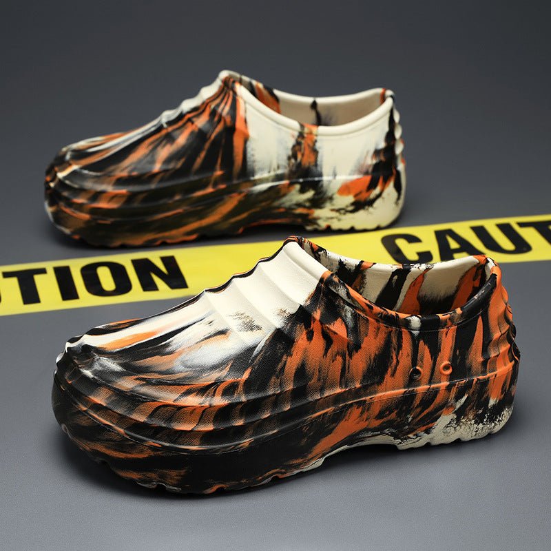 VibeVaultSupply Slip - On Chunky Sneakers – Lightweight Breathable Casual Shoes | Everyday Comfort Trainers - VibeVaultSupply