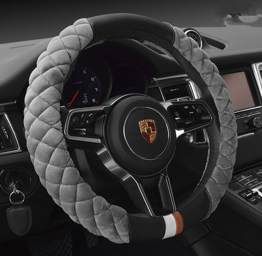 Luxury Anti - Slip Steering Wheel Cover for Cars - VibeVaultSupply