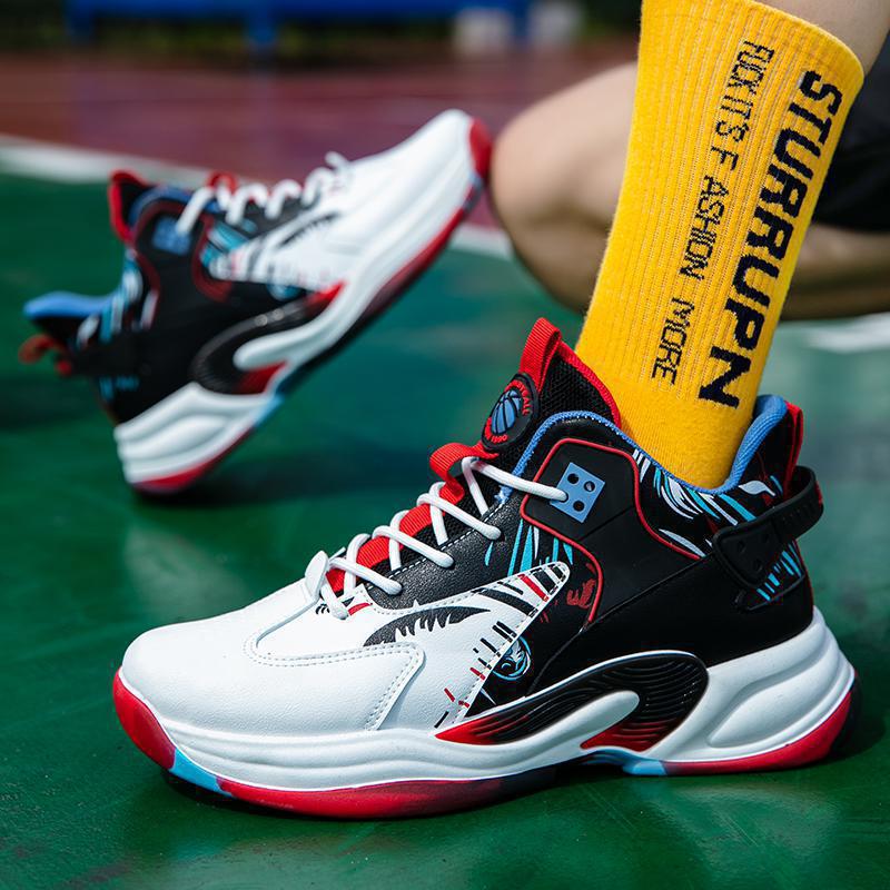 VibeVaultSupply High - Top Court Sneakers – Lightweight Cushioned Basketball - Inspired Shoes | Streetwear Athletic Trainers - VibeVaultSupply