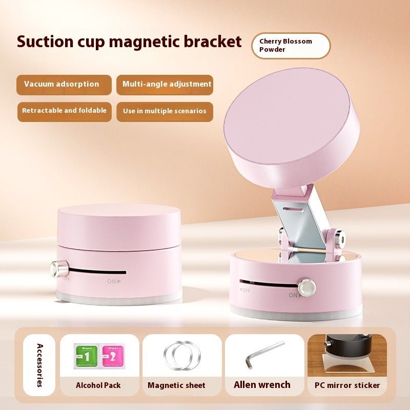 Foldable Magnetic Vacuum Car Phone Mount for Hands-Free Navigation - VibeVaultSupply - VibeVaultSupply