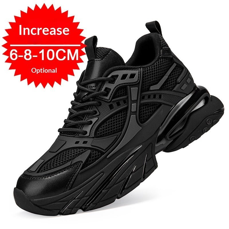 VibeVaultSupply Elevate Sneakers – Height Boosting Breathable Mesh Shoes | Invisible Lift Casual Trainers - VibeVaultSupply