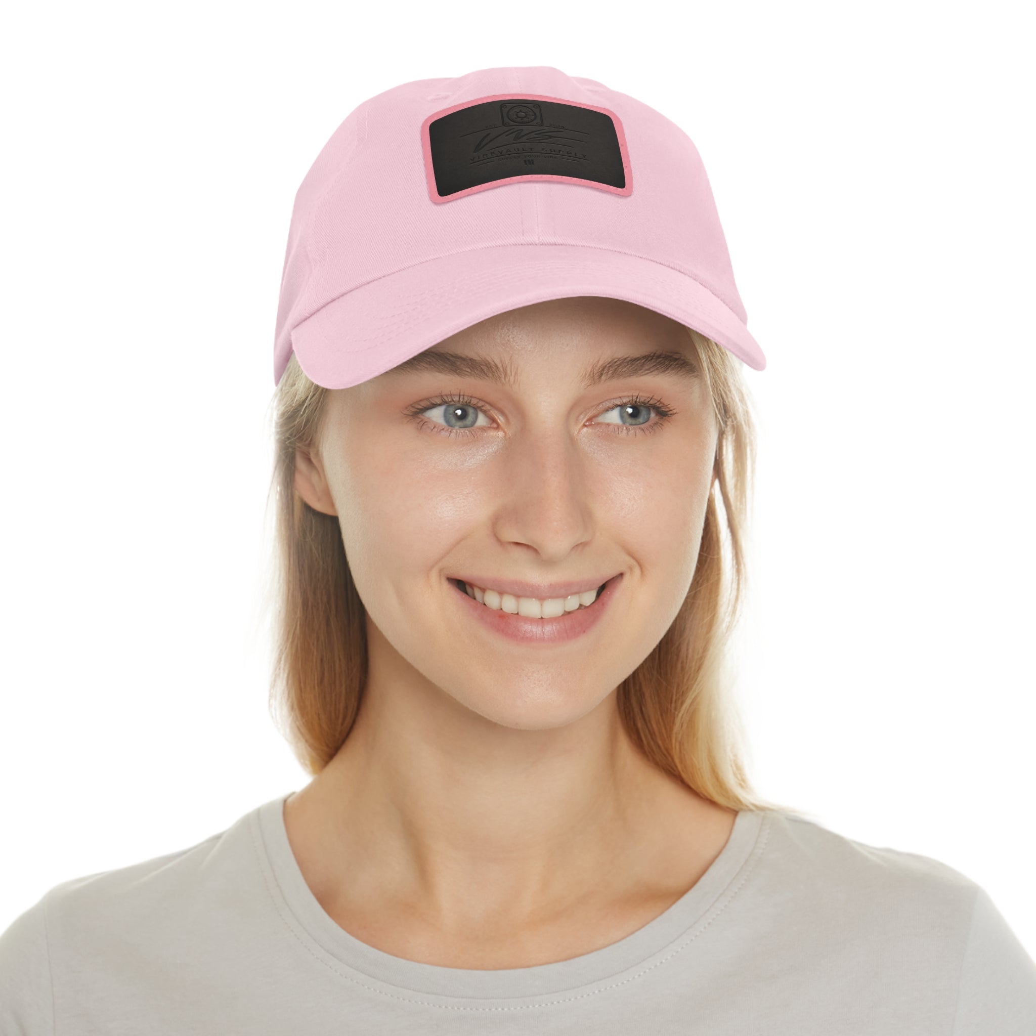 Leather Patch Dad Hat – Minimal Classic Baseball Cap | VibeVault Supply - VibeVaultSupply