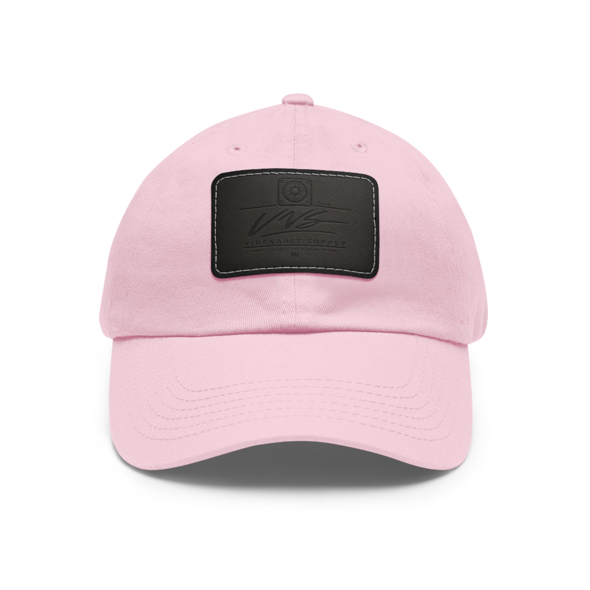 Leather Patch Dad Hat – Minimal Classic Baseball Cap | VibeVault Supply - VibeVaultSupply