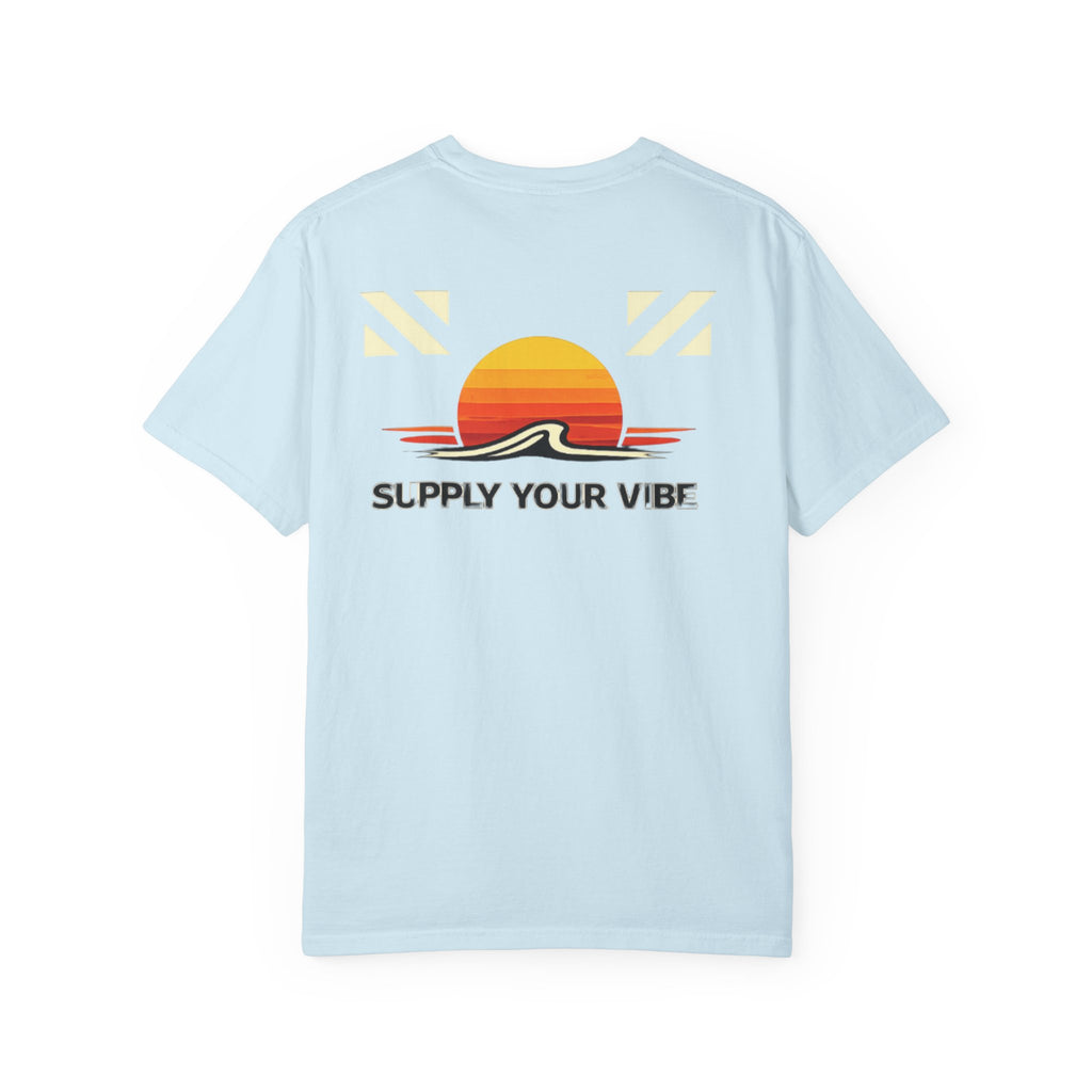 Supply Your Vibe T-Shirt – Retro Sunset Graphic Tee | VibeVaultSupply - VibeVaultSupply
