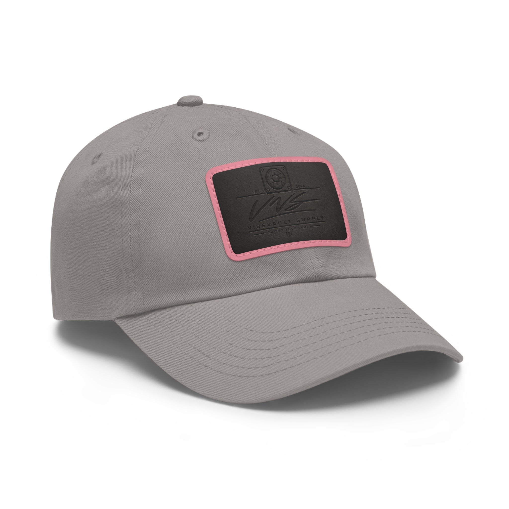 Leather Patch Dad Hat – Minimal Classic Baseball Cap | VibeVault Supply - VibeVaultSupply