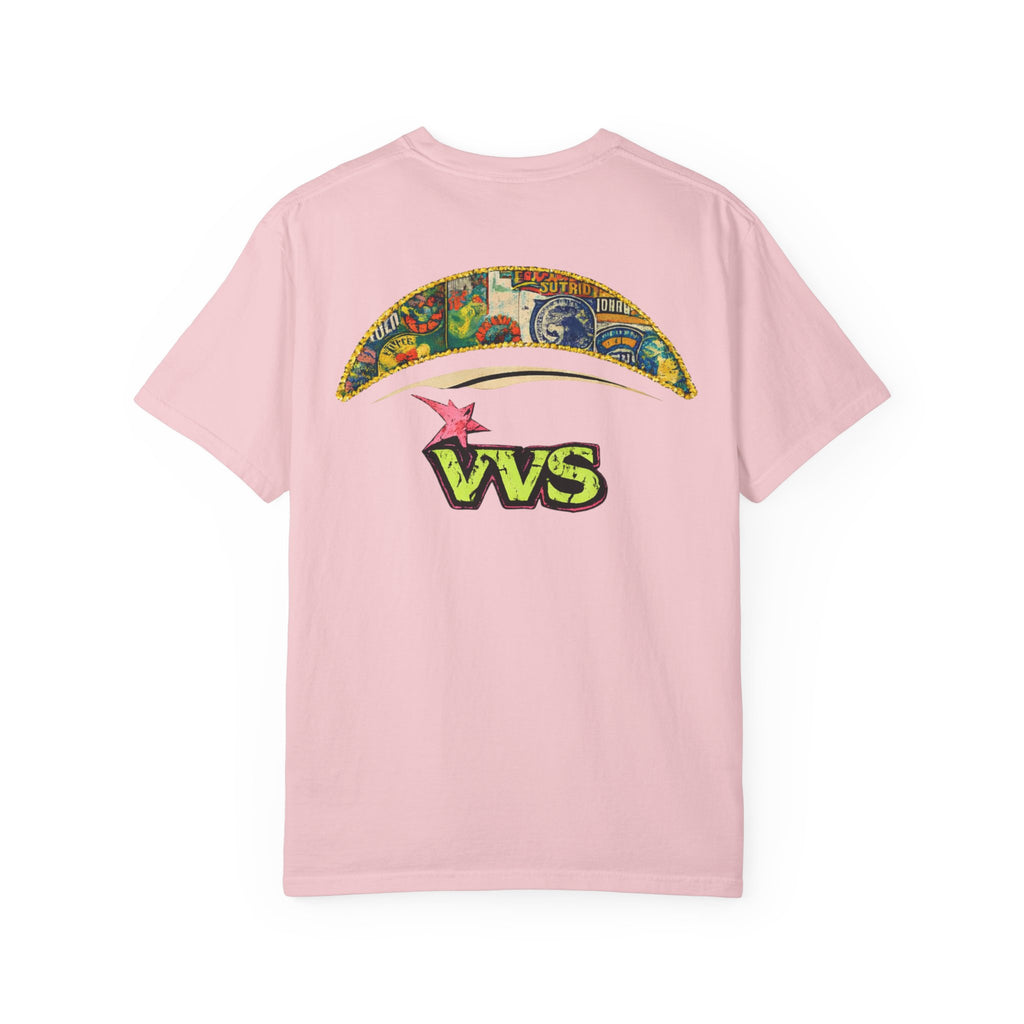VVS Retro Collage Graphic Tee – Vintage Streetwear T-Shirt | VibeVault Supply - VibeVaultSupply