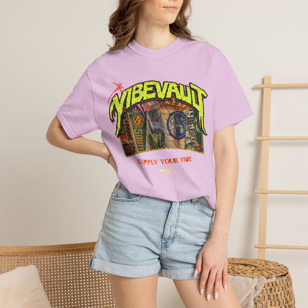 VVS Retro Collage Graphic Tee – Vintage Streetwear T-Shirt | VibeVault Supply - VibeVaultSupply