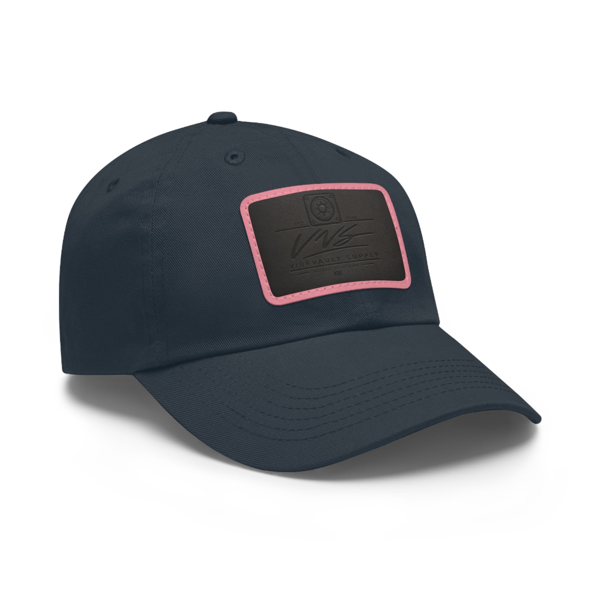 Leather Patch Dad Hat – Minimal Classic Baseball Cap | VibeVault Supply - VibeVaultSupply