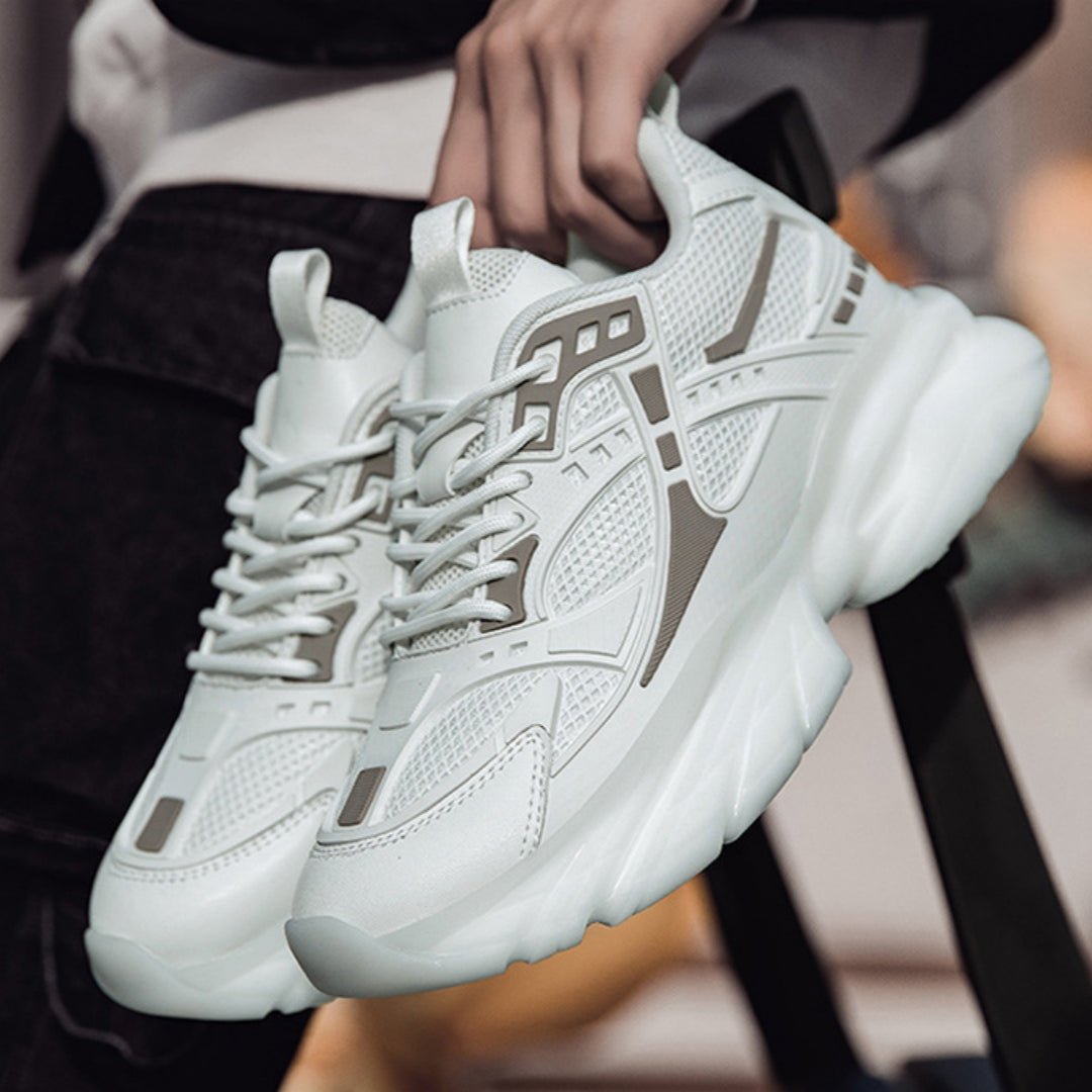 VibeVaultSupply Elevate Sneakers – Height Boosting Breathable Mesh Shoes | Invisible Lift Casual Trainers - VibeVaultSupply