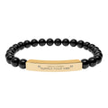 Engraved Stone Bracelet – Personalized Gemstone Bead Bracelet | VibeVaultSupply - VibeVaultSupply