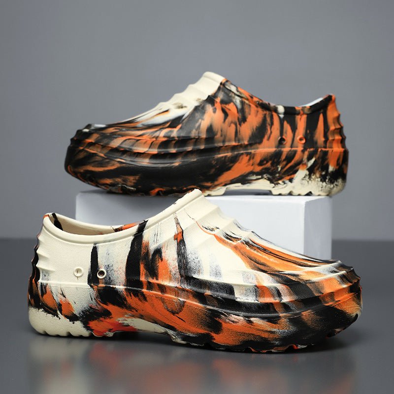 VibeVaultSupply Slip - On Chunky Sneakers – Lightweight Breathable Casual Shoes | Everyday Comfort Trainers - VibeVaultSupply