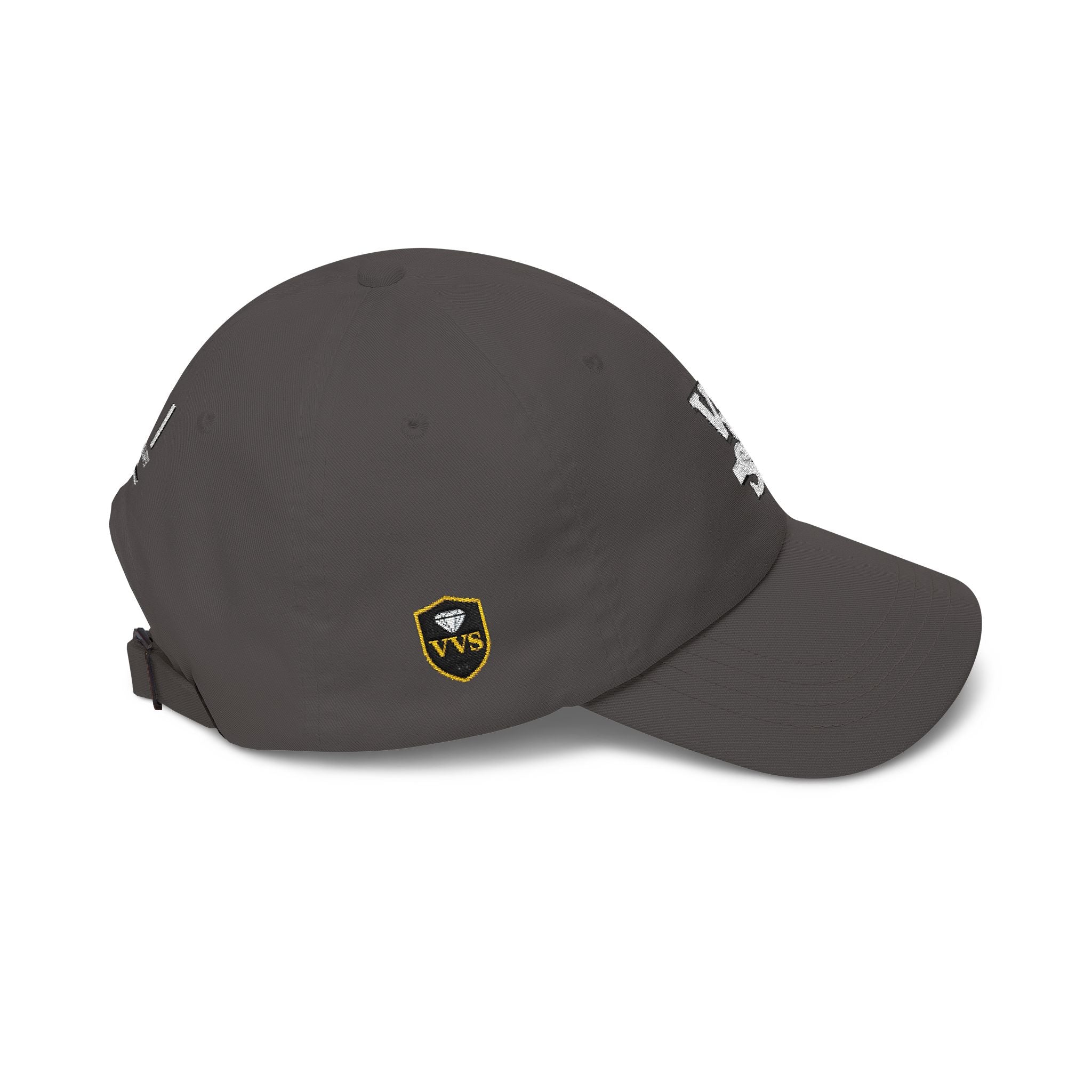 Minimal Logo Dad Cap – Distressed VVS Baseball Hat | VibeVaultSupply - VibeVaultSupply