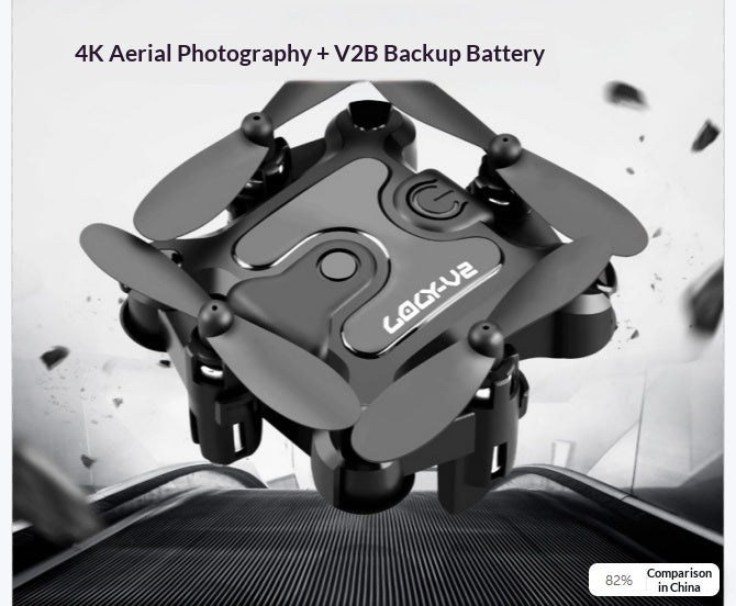 Foldable 4K HD Camera Drone with Remote Control - VibeVaultSupply