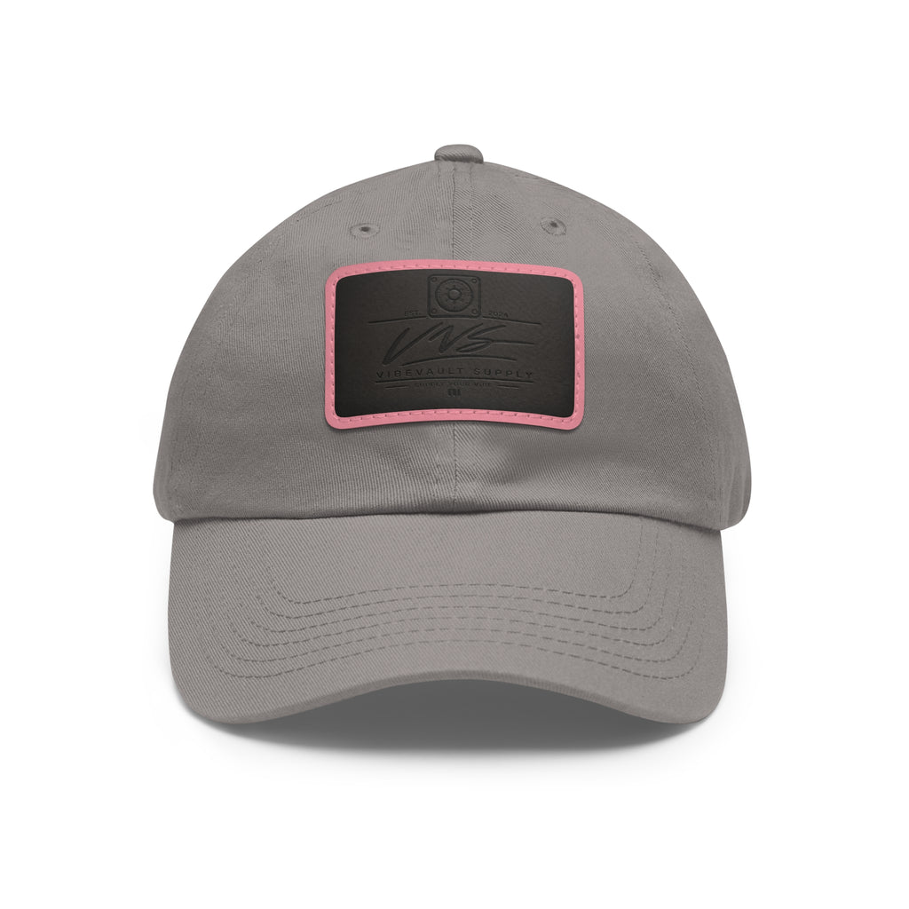 Leather Patch Dad Hat – Minimal Classic Baseball Cap | VibeVault Supply - VibeVaultSupply