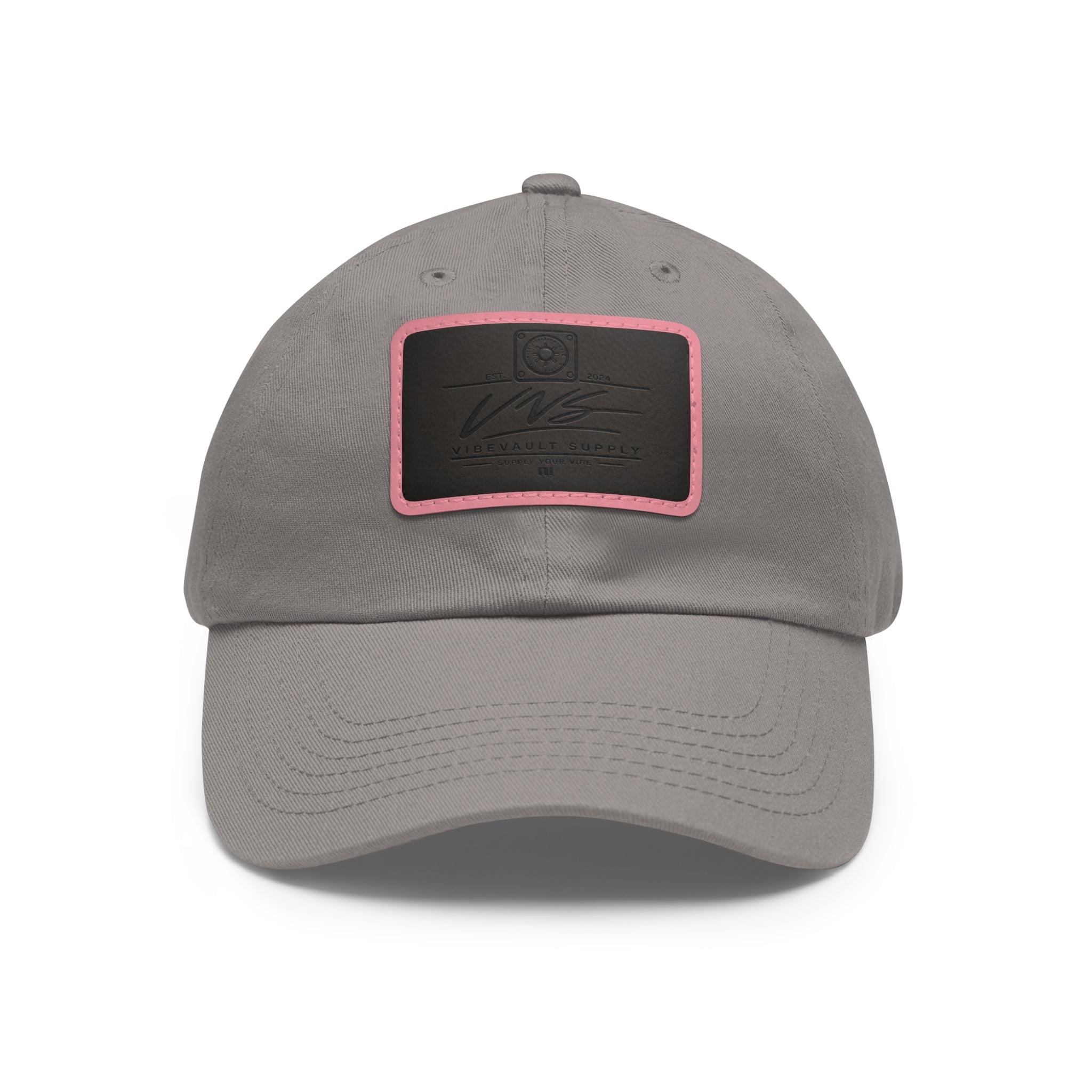 Leather Patch Dad Hat – Minimal Classic Baseball Cap | VibeVault Supply - VibeVaultSupply