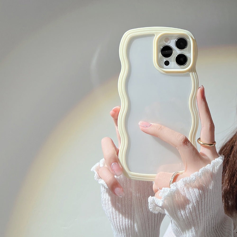 Wave Edge Phone Case – Candy Color Slim Protective iPhone Case | VibeVault Supply - VibeVaultSupply