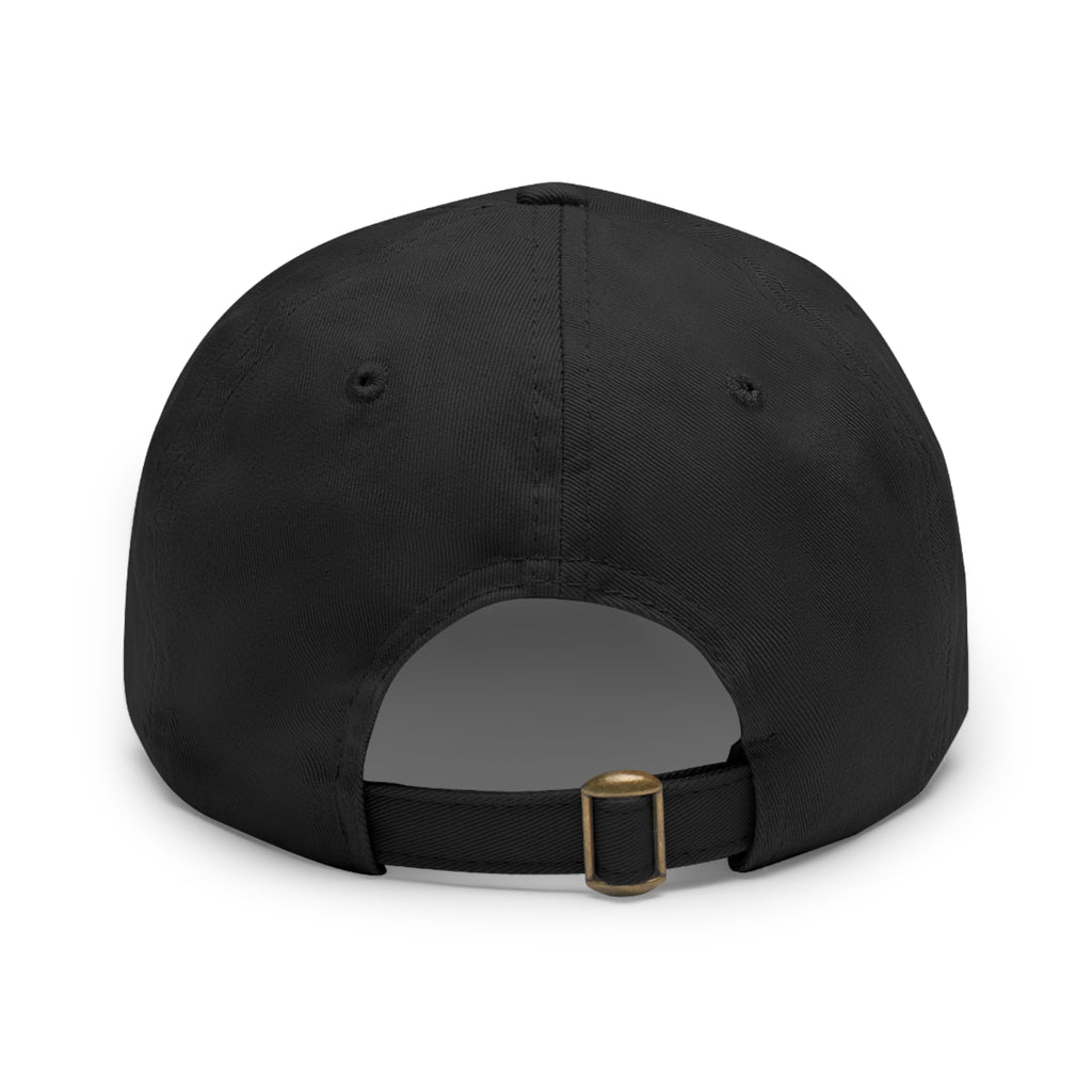 Leather Patch Dad Hat – Minimal Classic Baseball Cap | VibeVault Supply - VibeVaultSupply