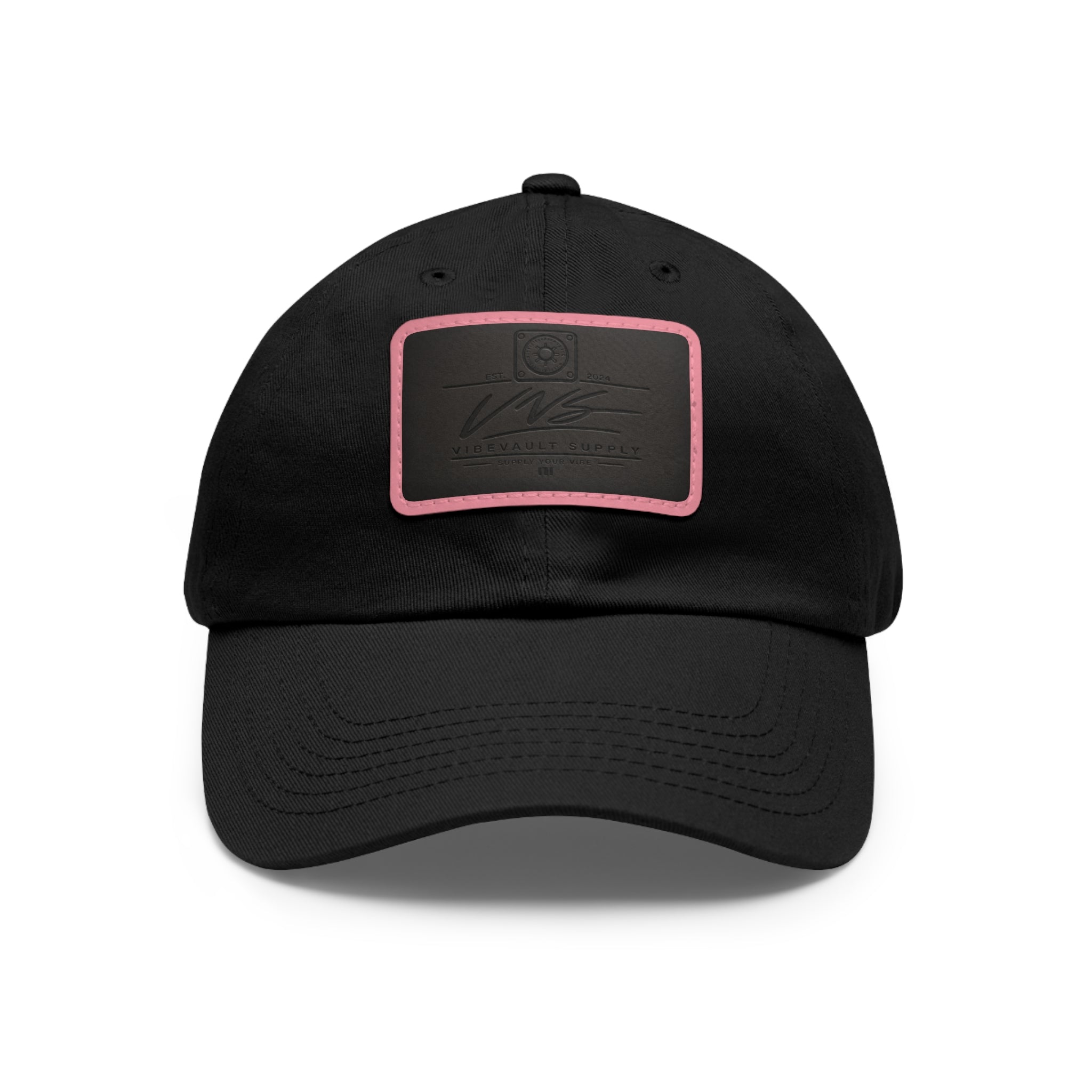 Leather Patch Dad Hat – Minimal Classic Baseball Cap | VibeVault Supply - VibeVaultSupply