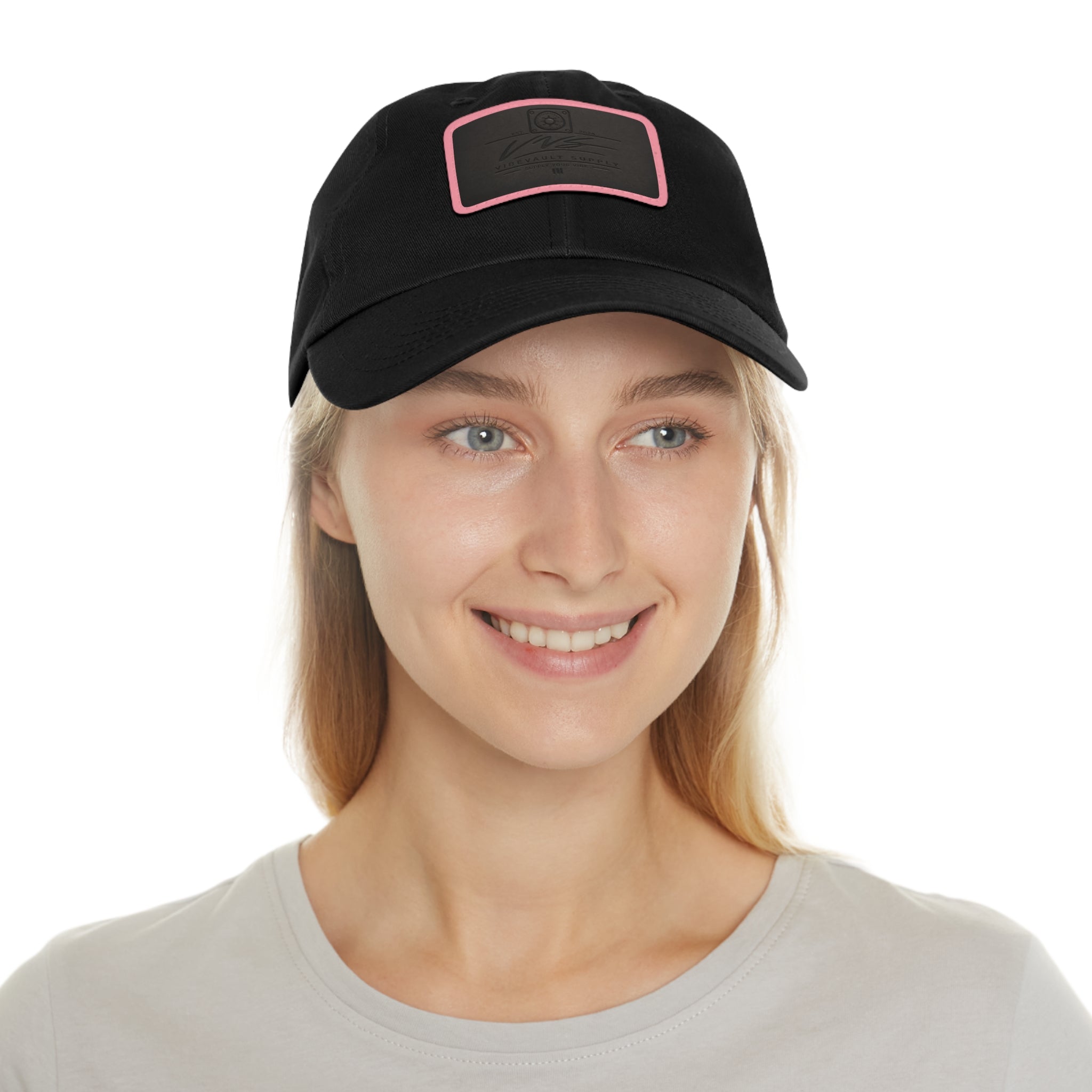 Leather Patch Dad Hat – Minimal Classic Baseball Cap | VibeVault Supply - VibeVaultSupply