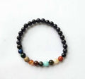 Galaxy Gemstone Chakra Bracelet for Energy Balance | Unisex Healing Crystal Beaded Jewelry - VibeVaultSupply
