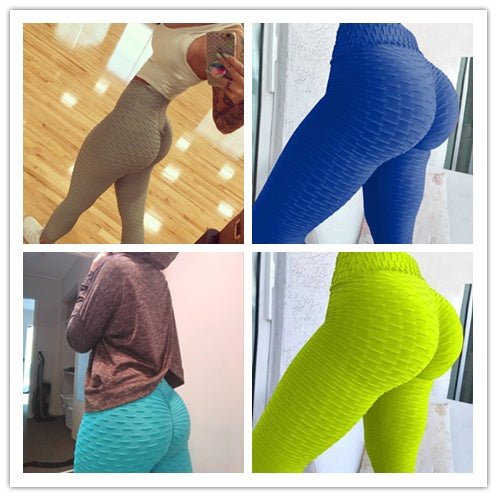 Women's High Waist Scrunch Butt Leggings - VibeVaultSupply