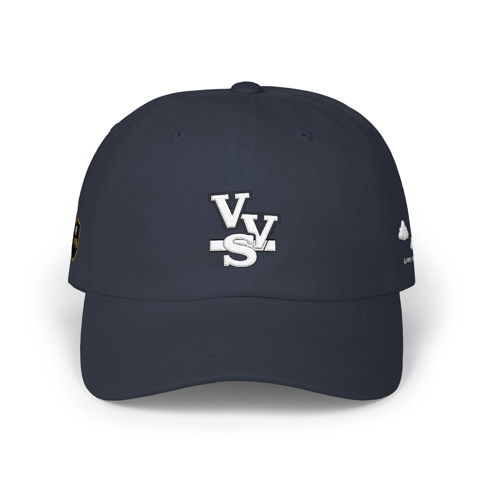 Minimal Logo Dad Cap – Distressed VVS Baseball Hat | VibeVaultSupply - VibeVaultSupply