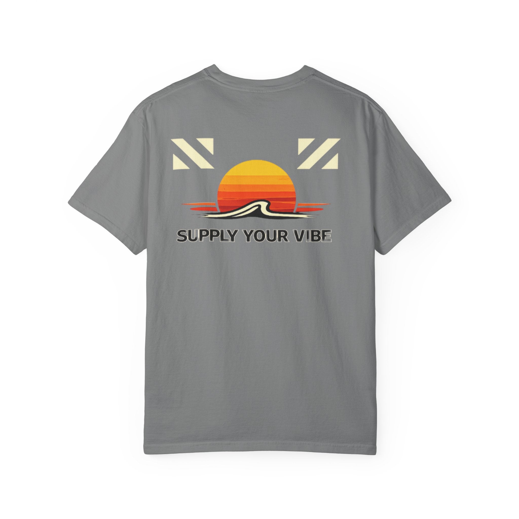 Supply Your Vibe T-Shirt – Retro Sunset Graphic Tee | VibeVaultSupply - VibeVaultSupply