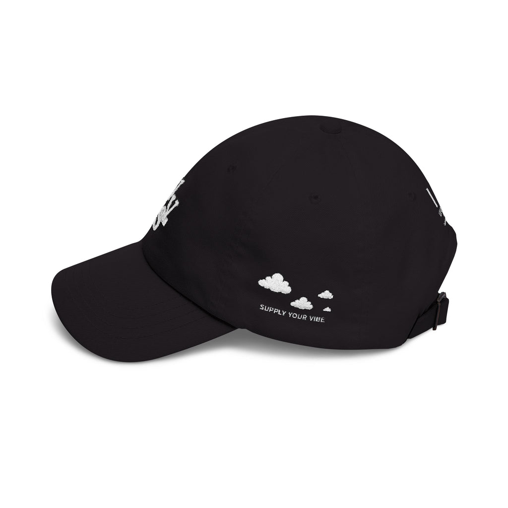 Minimal Logo Dad Cap – Distressed VVS Baseball Hat | VibeVaultSupply - VibeVaultSupply