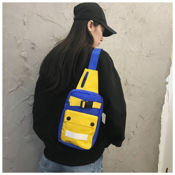 VibeVaultSupply Sling Crossbody Bag – Streetwear Chest Bag | Everyday Carry Essential (Unisex) - VibeVaultSupply