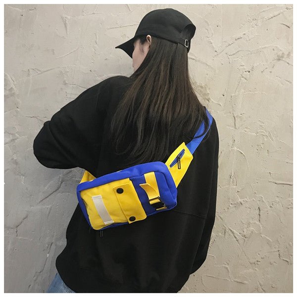 VibeVaultSupply Sling Crossbody Bag – Streetwear Chest Bag | Everyday Carry Essential (Unisex) - VibeVaultSupply