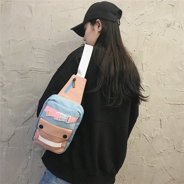 VibeVaultSupply Sling Crossbody Bag – Streetwear Chest Bag | Everyday Carry Essential (Unisex) - VibeVaultSupply