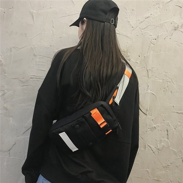 VibeVaultSupply Sling Crossbody Bag – Streetwear Chest Bag | Everyday Carry Essential (Unisex) - VibeVaultSupply