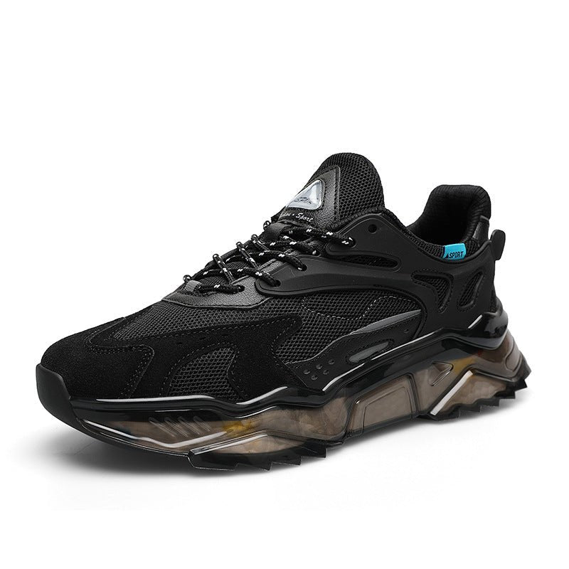 Men’s Chunky Sneakers Multi - Color – Futuristic Streetwear Running Shoes with Air Cushion Sole - VibeVaultSupply