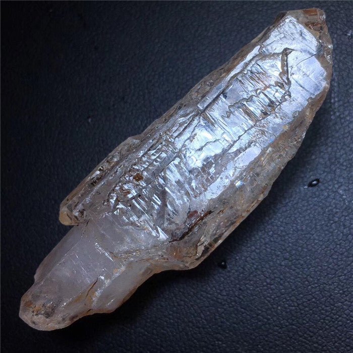 Natural White Quartz Skeleton Crystal | Raw Backbone Rough Stone | Healing Mineral Specimen - VibeVaultSupply