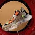 Men’s Chunky Sneakers Multi - Color – Futuristic Streetwear Running Shoes with Air Cushion Sole - VibeVaultSupply
