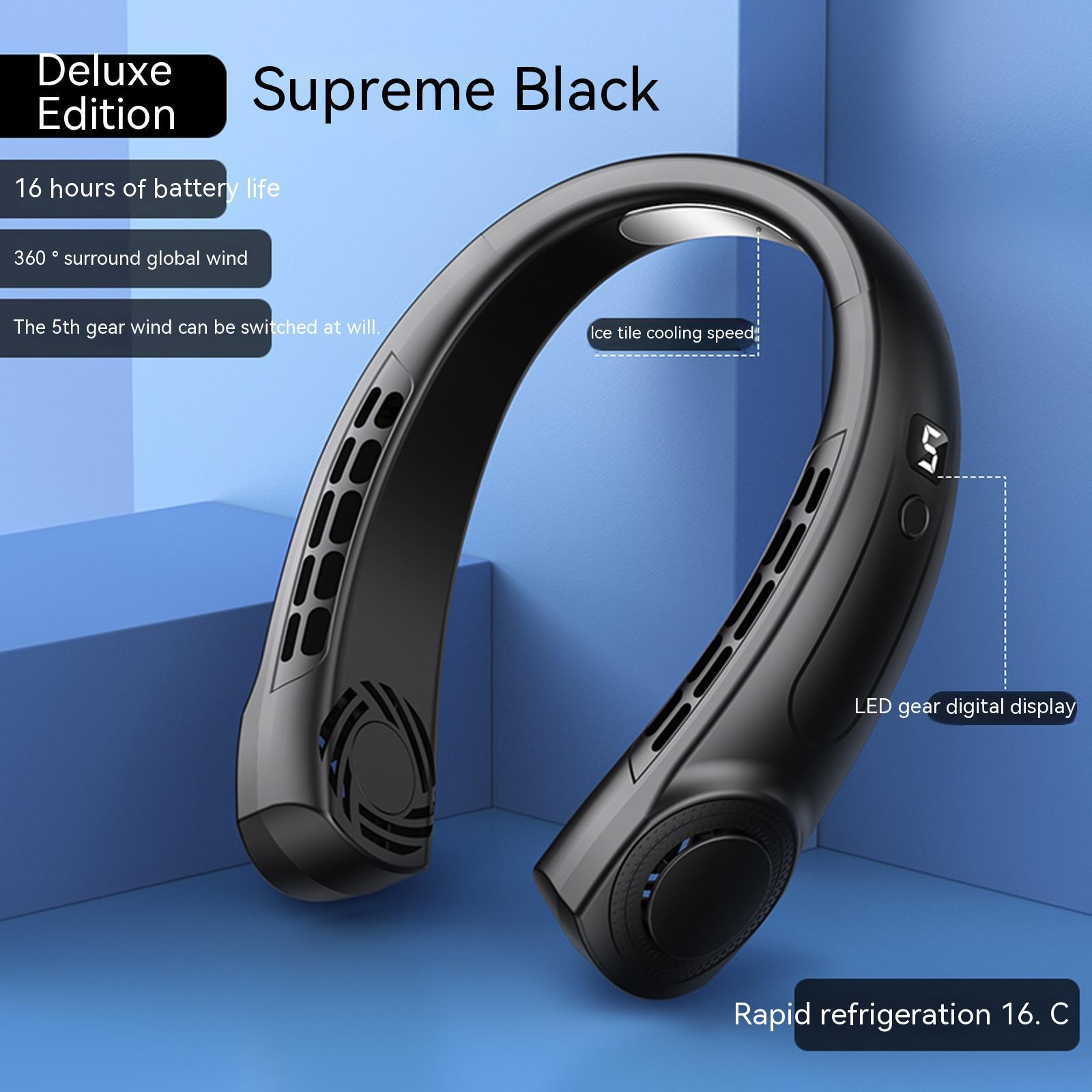 Portable Bladeless Neck Fan – Rechargeable Hands-Free Cooling Fan - VibeVaultSupply