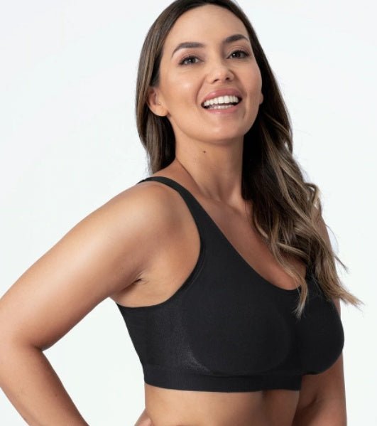 Women's Seamless Comfort Shaper Bra – Wireless Support Bra - VibeVaultSupply