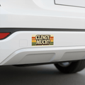 “Clingy Much?” Retro Bumper Sticker – Funny Vintage Stripe Car Decal - VibeVaultSupply