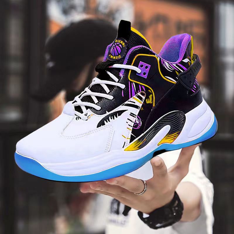 VibeVaultSupply High - Top Court Sneakers – Lightweight Cushioned Basketball - Inspired Shoes | Streetwear Athletic Trainers - VibeVaultSupply