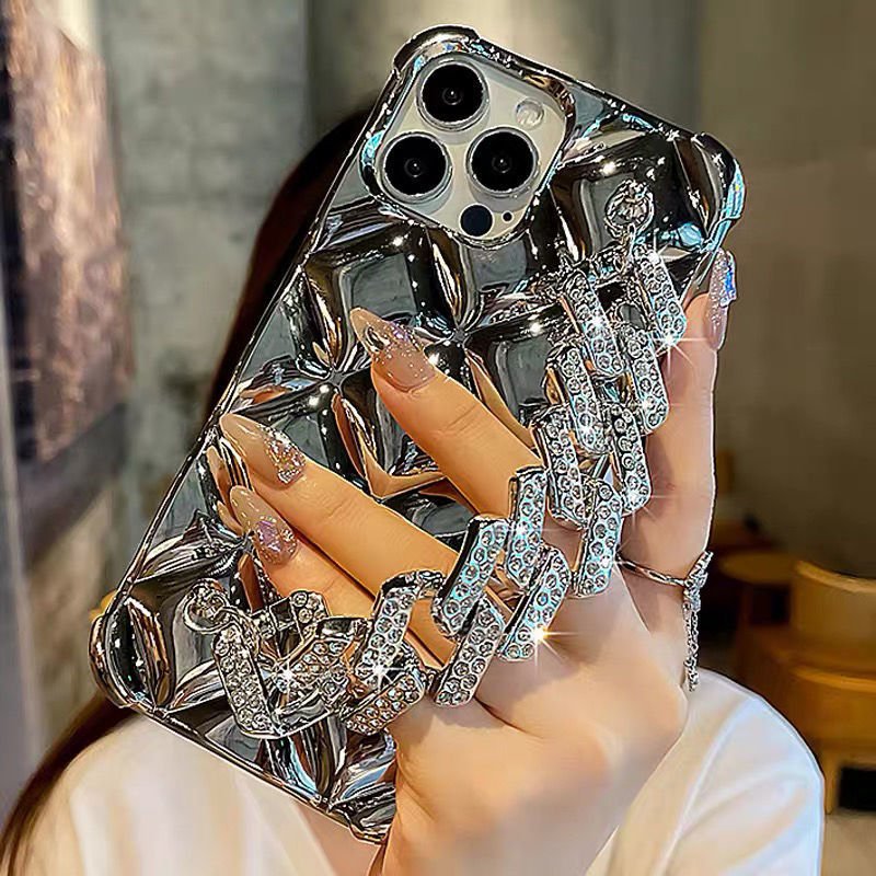 Crystal Bracelet Phone Case – Luxury Rhinestone iPhone Case | VibeVault Supply - VibeVaultSupply