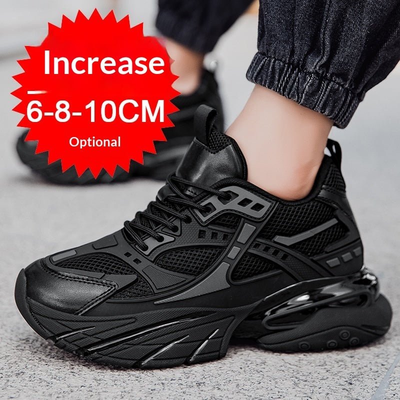 VibeVaultSupply Elevate Sneakers – Height Boosting Breathable Mesh Shoes | Invisible Lift Casual Trainers - VibeVaultSupply