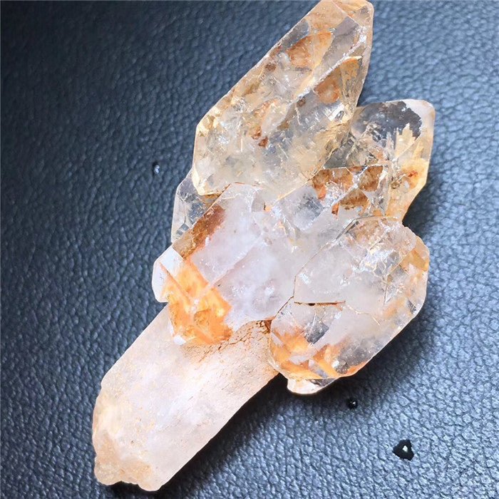 Natural White Quartz Skeleton Crystal | Raw Backbone Rough Stone | Healing Mineral Specimen - VibeVaultSupply