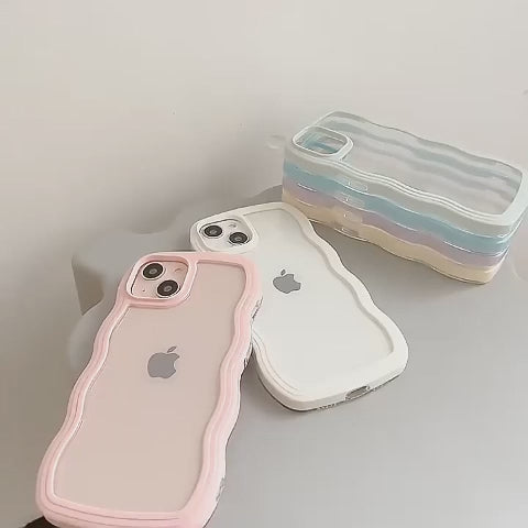 Wave Edge Phone Case – Candy Color Slim Protective iPhone Case | VibeVault Supply