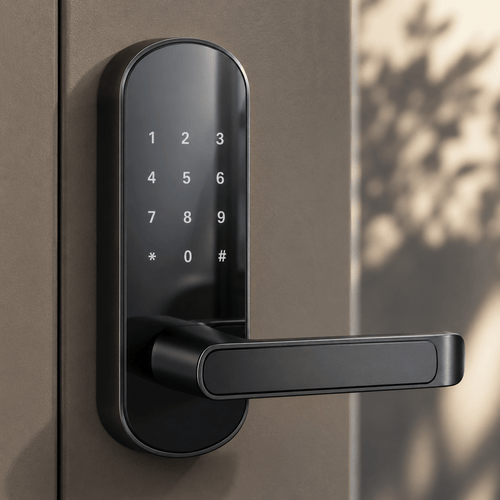Bluetooth Fingerprint Smart Door Handle Lock - VibeVaultSupply