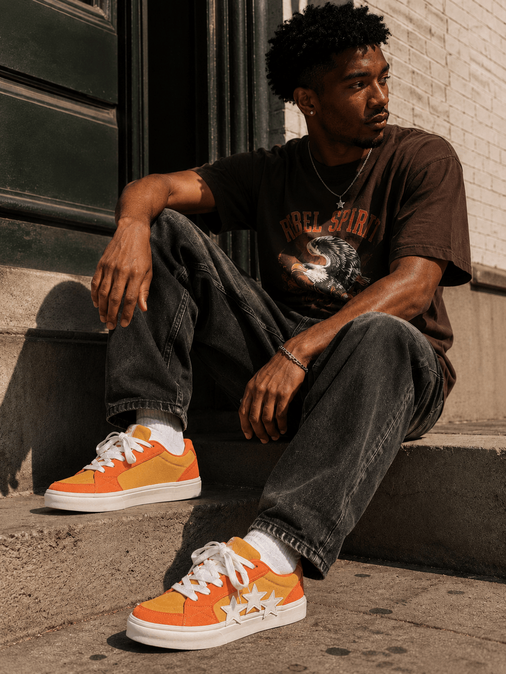 VibeVaultSupply Star Street Sneakers - Casual Lace - Up Shoes in 3 Colors - VibeVaultSupply