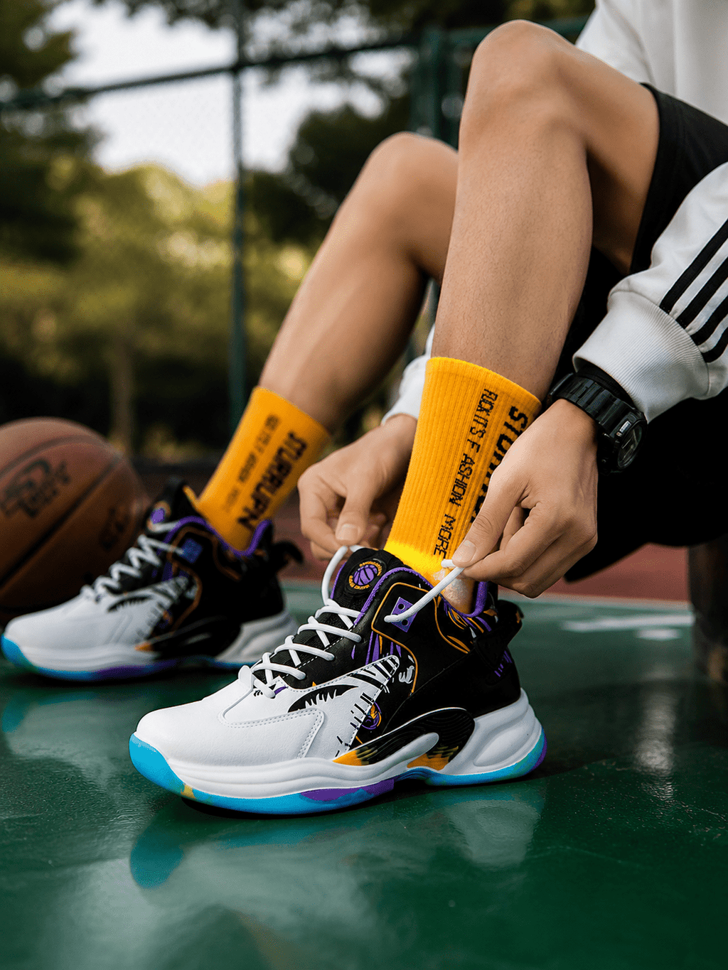 VibeVaultSupply Basketball High - Tops - Lightweight Streetwear Sneakers - VibeVaultSupply