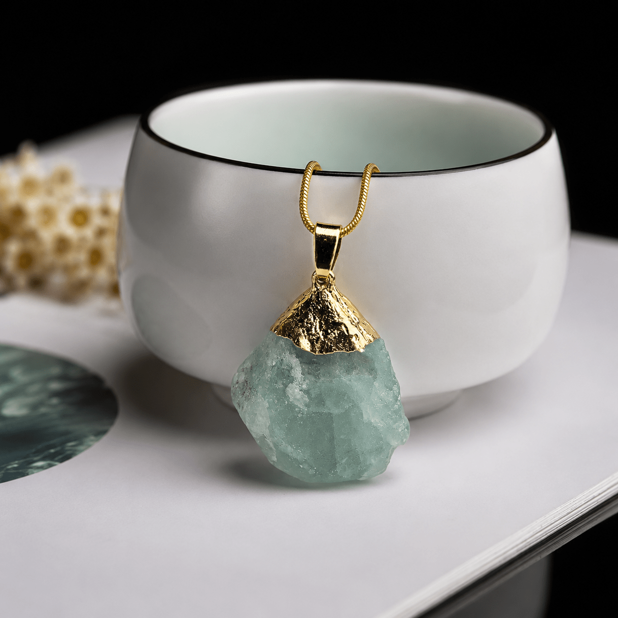 Gemstone Quartz Pendulum for Divination & Healing - Spiritual Guidance Tool (Multiple Stones) - VibeVaultSupply