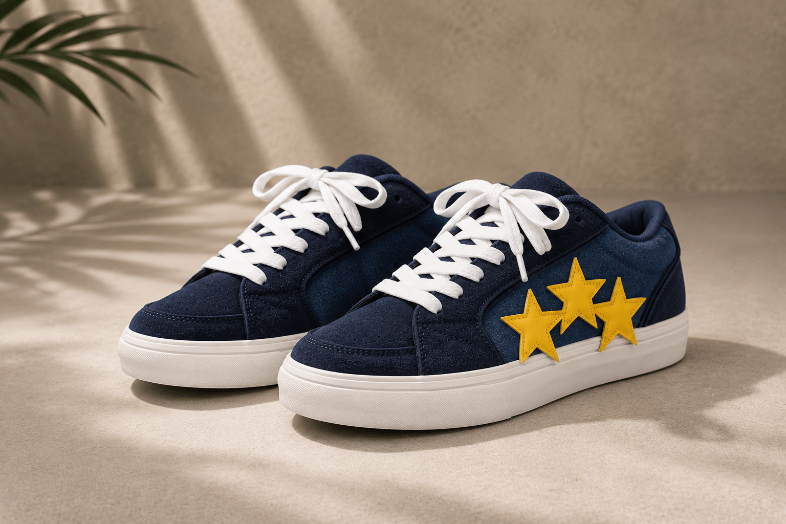 VibeVaultSupply Star Street Sneakers - Casual Lace - Up Shoes in 3 Colors - VibeVaultSupply